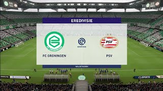 FIFA 23  FC Groningen vs PSV  Eredivisie  231022  Gameplay [upl. by Fredek]