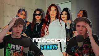 ARGENTINOS REACCIONAN A Kim Loaiza  5 BABYS Ft Bellakath x Fariana x Yami Safdie x Ptazeta [upl. by Anawed]