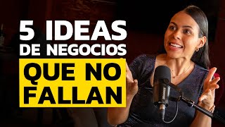 5 NEGOCIOS RENTABLES QUE NO FALLAN 😱¡CON POCO DINERO [upl. by Krongold]