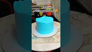 Mini cake icing pakkalama 🤯 salem trending ytshorts abiscake minivlog viralvideo viralshort [upl. by Birck]