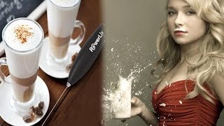 PowerLix Milk Frother Handheld Battery Operated Electric Foam Maker Features [upl. by Prissie]