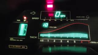 1985 Nissan 300ZX Digital Dash [upl. by Thedric98]