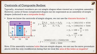 Engineering Mechanics Statics Lecture 23  Centroids [upl. by Sidoney419]