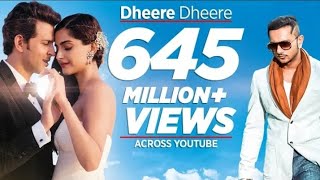 Dheere Dheere Se Meri Zindagi Video Song OFFICIAL Hrithik Roshan Sonam Kapoor  Yo Yo Honey Singh [upl. by Nobie]