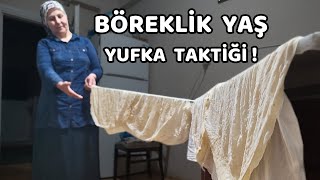 Dışarda Tanesi 15 Liraya Satılan BÖREKLİK YAŞ YUFKA Tarifi ❗Evde Taze YAŞ YUFKA Nasıl Yapılır❓ [upl. by Balkin]