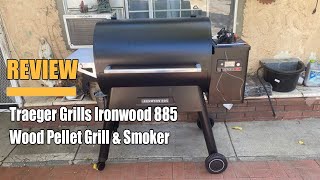 Traeger Grills Ironwood 885 Wood Pellet Grill amp Smoker  Review 2023 [upl. by Edina]