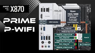 ASUS PRIME X870 P WiFi All PCIe Connections [upl. by Anak]