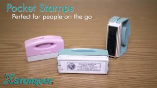 Xstamper Pocket Stamp [upl. by Herates17]