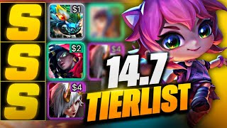 BEST TFT Comps for Patch 147b  Teamfight Tactics Guide  Tier List [upl. by Charmian]