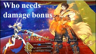 FGO NA Saber Wars 2 CQ  Super Orion Solo 0 Powermod [upl. by Gold]