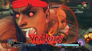 Evil Ryus MessatsuGoshoryu Ultra with SSF4 Arcade Victory Quotes  Part 5 [upl. by Heydon]