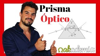 PRISMA ÓPTICO FÍSICA  LEY de SNELL FÓRMULA y EJERCICIO RESUELTO 😲 SÉ un GENIO💪 Óptica Física [upl. by Akired615]