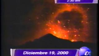 El despertar del volcán Popocatépetl diciembre de 2000 [upl. by Nepets]