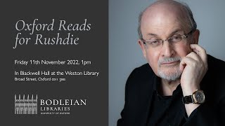 Oxford Reads for Rushdie [upl. by Elocyn]