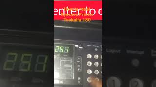 Reset Kyocera printer taskalfa 180 All Error [upl. by Finstad]