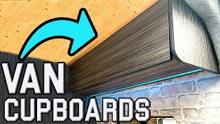 SIMPLE Way To Make Cupboards In a DIY Van Build [upl. by Laeahcim]