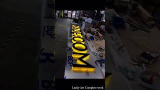 Signboard work ll name plates  shop board shorts [upl. by Nalorac]