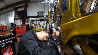 Honda CT70 Engine Removal [upl. by Nawaj]