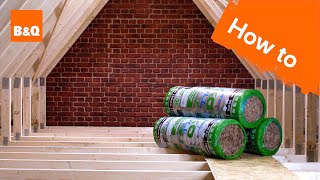 How to install loft insulation  DIY [upl. by Apeed]