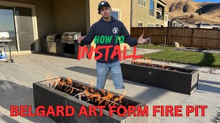 HOW TO BUILD BELGARD ARTFORM FIREPITS [upl. by Ciredec862]