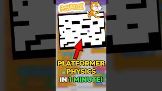 How to make a SCRATCH PLATFORMER in 1 MINUTE  Platformer Physics [upl. by Marasco]