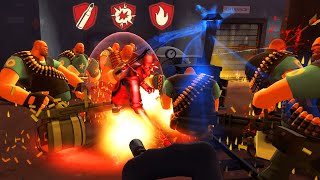 Team Fortress 2 Class Wars Gameplay 50 Players [upl. by Milda]