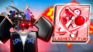 SLASHES OF FURY is the NEW BEST ABILITY in BLADE BALL [upl. by Jacquenette]