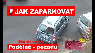 JAK ZAPARKOVAT JEDNODUCHÉ PARKOVÁNÍ PODÉLNÉ ve 3 krocích  HOW TO PARALLEL PARK Driving lesson [upl. by Enyale]