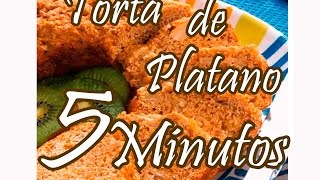 Pastel de Platano en una olla en 5 minutos [upl. by Ynoffit]