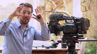 Sony FS7 viewfinder amp mic mount modifications [upl. by Cutter698]