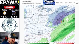 Friday January 12th 2024 video forecast [upl. by Yelra]