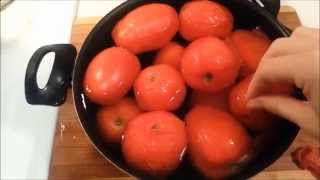 How To BlanchSkin Tomatoes [upl. by Apple]