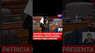 PATRICIA CHIRINOS presenta denuncia contra FISCAL Pablo Sánchez y pide su inhabilitación shorts [upl. by Clarise776]