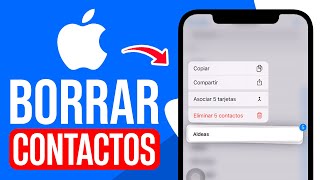 Como ELIMINAR VARIOS CONTACTOS en iPhone Guia Completa [upl. by Sewole591]