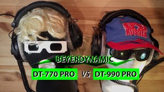 Beyerdynamic DT 770 PRO vs DT 990 PRO [upl. by Elleirol]