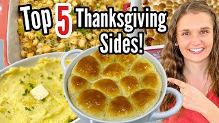 5 of the BEST Thanksgiving Side Dishes  Tried amp True Holiday Recipes Made EASY  Julia Pacheco [upl. by Bernadina402]