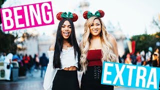 BEING EXTRA AT DISNEYLAND Vlogmas Day 19 [upl. by Anairb121]