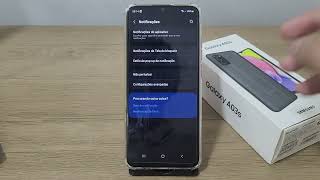 Samsung A03s  Como configurar as notificações [upl. by Nylesor]