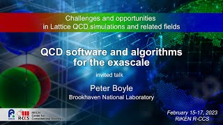 ”QCD software and algorithms for the exascale” [upl. by Poul625]