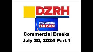 Damdaming Bayan Commercial Breaks July 30 2024 Part 1 [upl. by Bartolemo192]