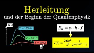 Herleitung des Planckschen Strahlungsgesetzes Quantenphysik [upl. by Namas244]