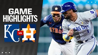 Royals vs Astros Game Highlights 9124  MLB Highlights [upl. by Ained]