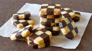 How to Make Checkerboard Cookies EASY Ice Box Cookie Recipe  OCHIKERON  Create Eat Happy [upl. by Alper170]