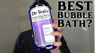 Dr Teals Foaming Bath with Pure Epsom Salt Soothe amp Sleep with Lavender [upl. by Jerad]