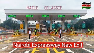 Finally Nairobi Expressway New Exit  Haile Sellasie Avenue [upl. by Celina386]