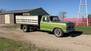 1974 Ford F350 Custom sa truck VIN F37YCU10850 Selling Apr 2825  wwwfraserauctioncom [upl. by Gregory]