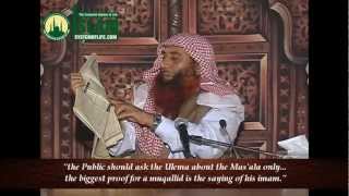 English Taqleed  Shaikh Zubair Ali Zai part 1 [upl. by Nivlam]