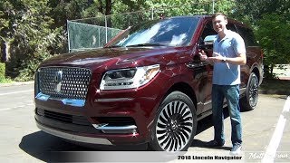 Review 2018 Lincoln Navigator Black Label  NextLevel Luxury [upl. by Anne-Marie711]