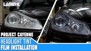 How to tint amp protect a headlight with a Laminx Universal Sheet [upl. by Esydnac]