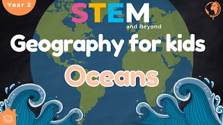 The Worlds 5 Oceans  Geography For Kids  STEM Home School [upl. by Hendry581]